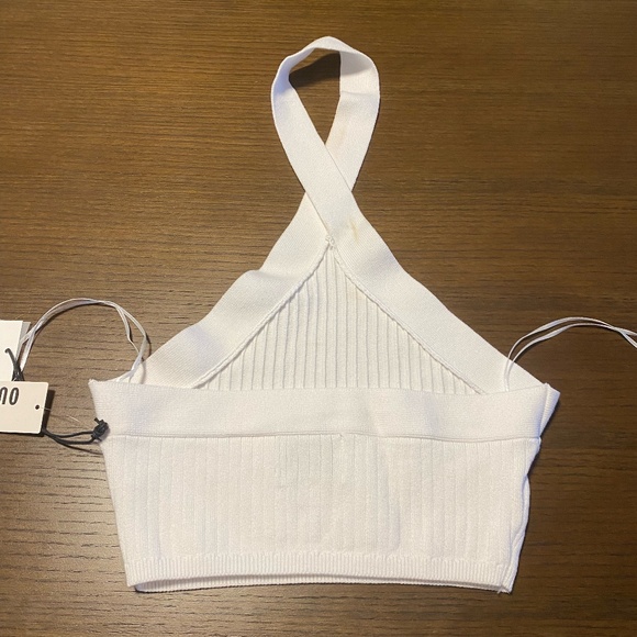NWT Urban Outfitters Halter Crop Knit Tank - Picture 4 of 7